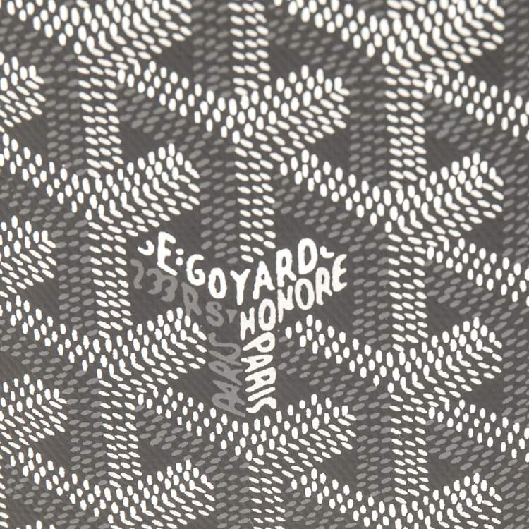 Pre Owned Goyard Grey Goyardine Coated Canvas St. Marc Bifold Card Holder 
