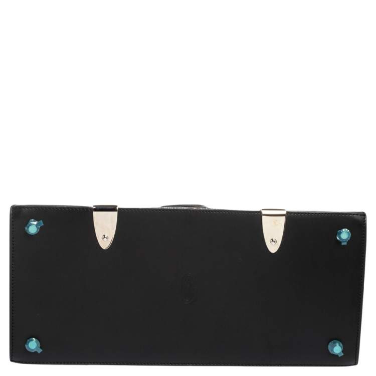 Pre Owned Goyard Black Goyardine Coated Canvas and Leather Saigon MM Top Handle Bag