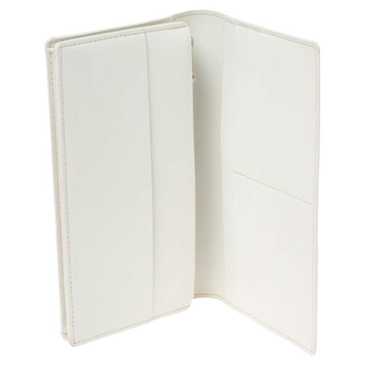 Goyard Marigny Wallet White in Canvas/Calfskin Leather with Palladium-tone  - US