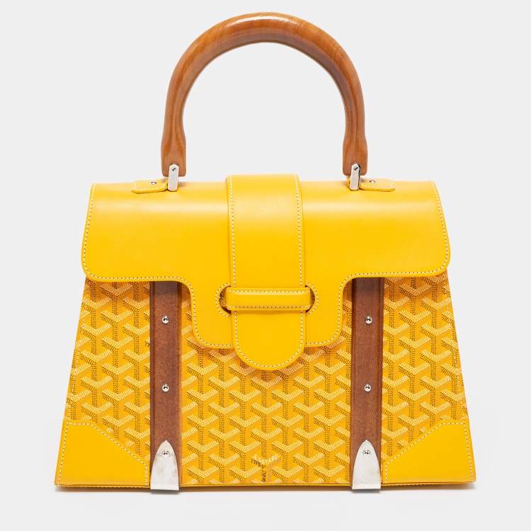 Yellow Goyard Saigon Bag :D  Goyard bag, Bags, Leather handbag patterns
