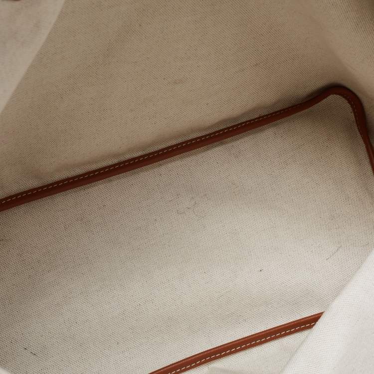 Pre Owned Goyard Brown Goyardine Coated Canvas and Leather Saint Louis PM Tote