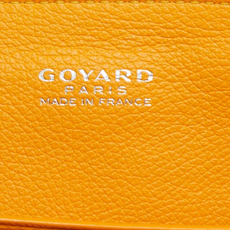 Pre Owned Goyard Black/Brown Goyardine Coated Canvas And Leather Mini Saigon Top Handle Bag