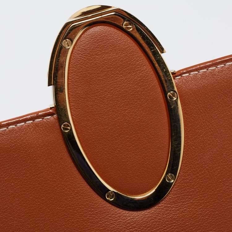 Pre Owned Goyard Brown Goyardine Coated Canvas and Leather 233 PM Shoulder Bag