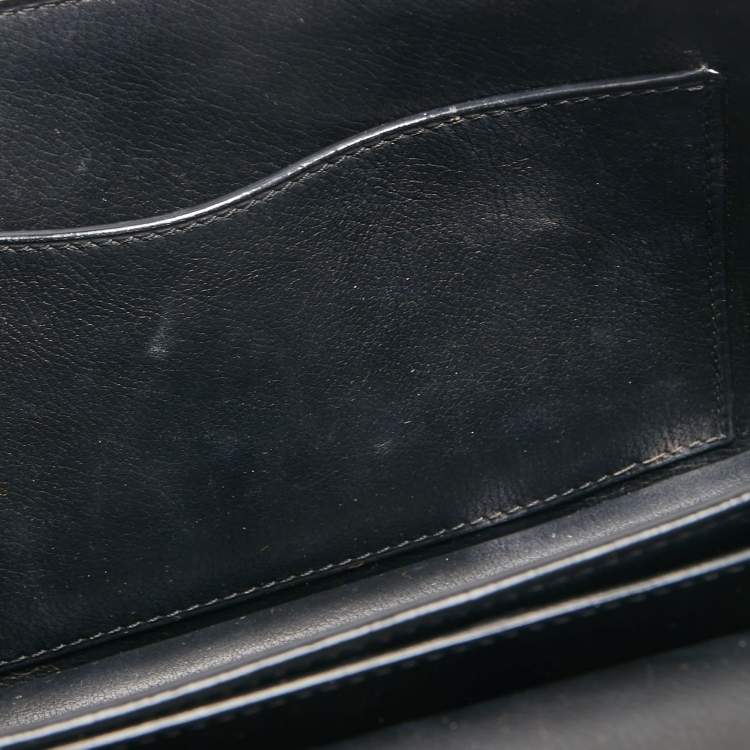 Pre Owned Goyard Black Goyardine Coated Canvas and Leather 223 PM Shoulder Bag