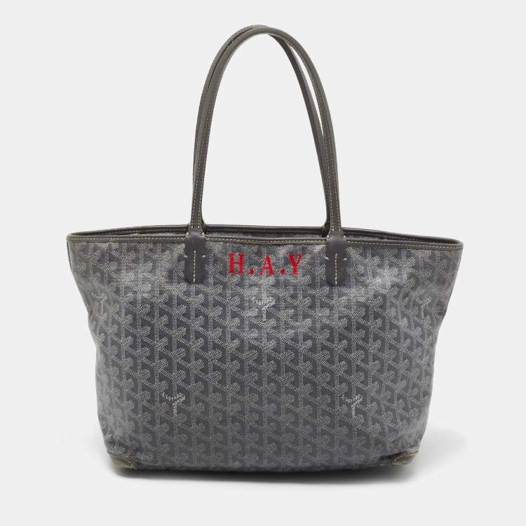 Authentic Goyard grey tote (medium), Women's Fashion, Bags