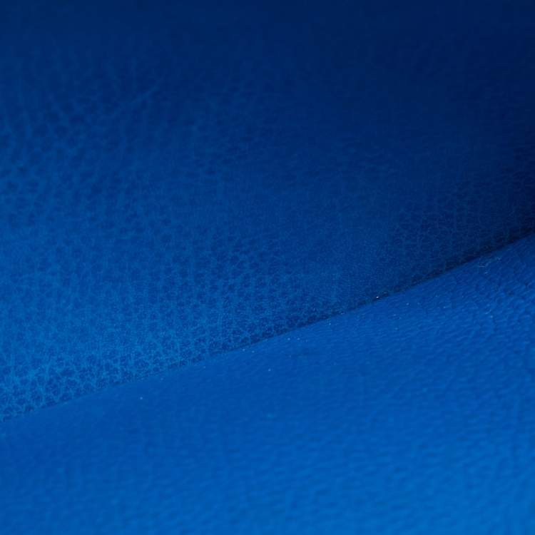 Pre Owned Goyard Blue Ciel Leather 233 Shoulder Bag