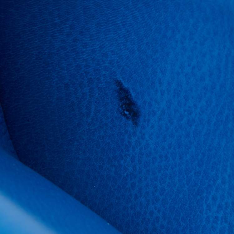 Pre Owned Goyard Blue Ciel Leather 233 Shoulder Bag