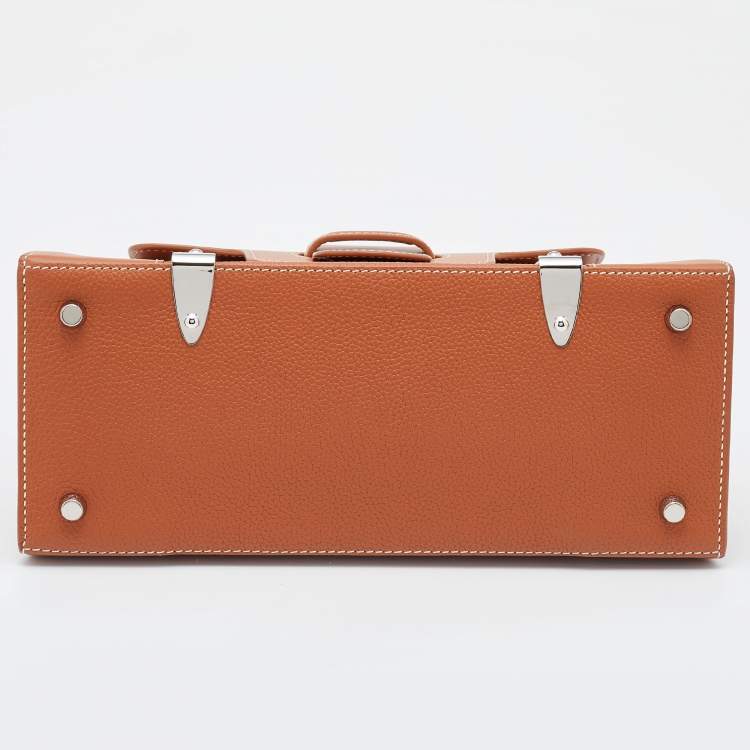 Pre Owned Goyard Tan Leather PM Saigon Top Handle Bag