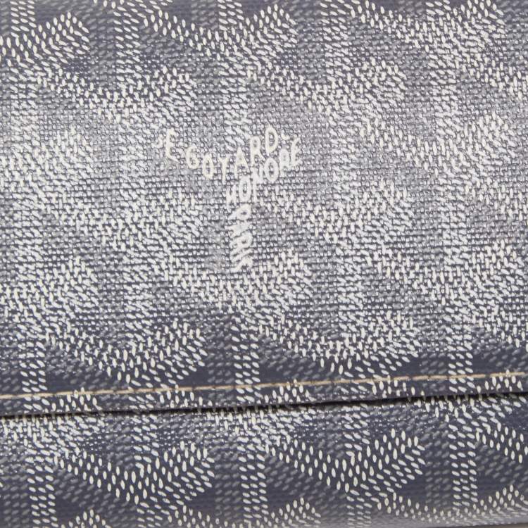 Pre Owned Goyard Grey Goyardine Coated Canvas Varenne Continental Wallet