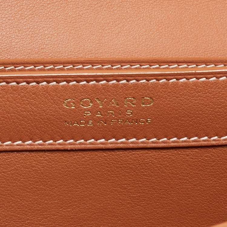 Pre Owned Goyard Brown Goyardine Coated Canvas and Leather 223 Bag