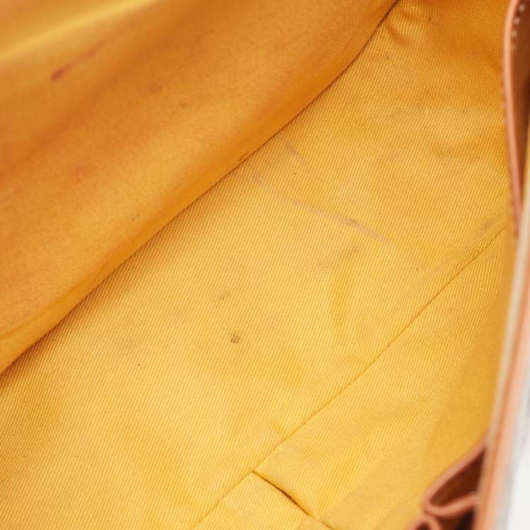 مملوكة مسبقًا Goyard Black/Brown Goyardine Coated Canvas and Leather Belvedere MM Saddle Bag