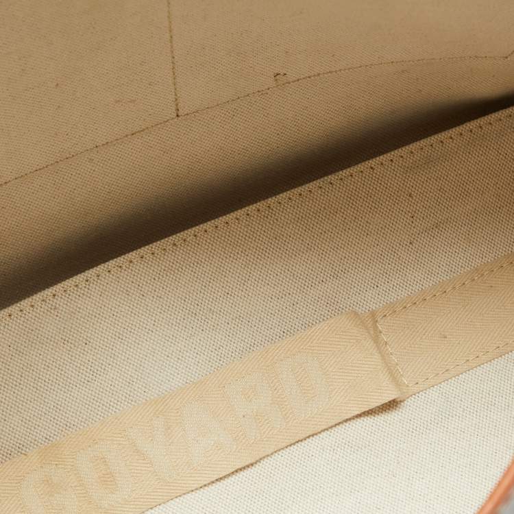 Pre Owned Goyard Brown Goyardine Coated Canvas and Leather Capetien Messenger Bag