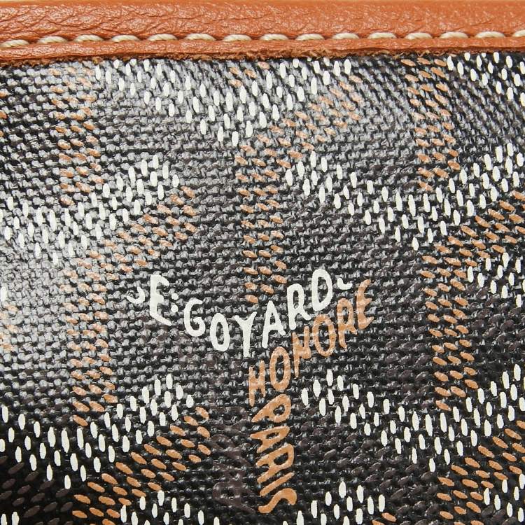 Pre Owned Goyard Brown Goyardine Coated Canvas and Leather Capetien Messenger Bag