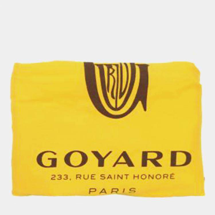 Pre Owned Goyard Orange St. Louis PM Tote Bag