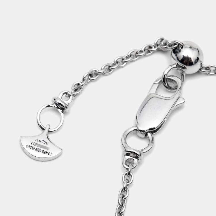 Pre Owned Graff  Threads Diamonds 18k White Gold Pendant Necklace