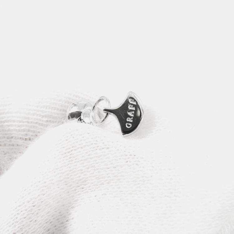 Pre Owned Graff Oval Cut Twin Constellation Diamond 18K White Gold Necklace