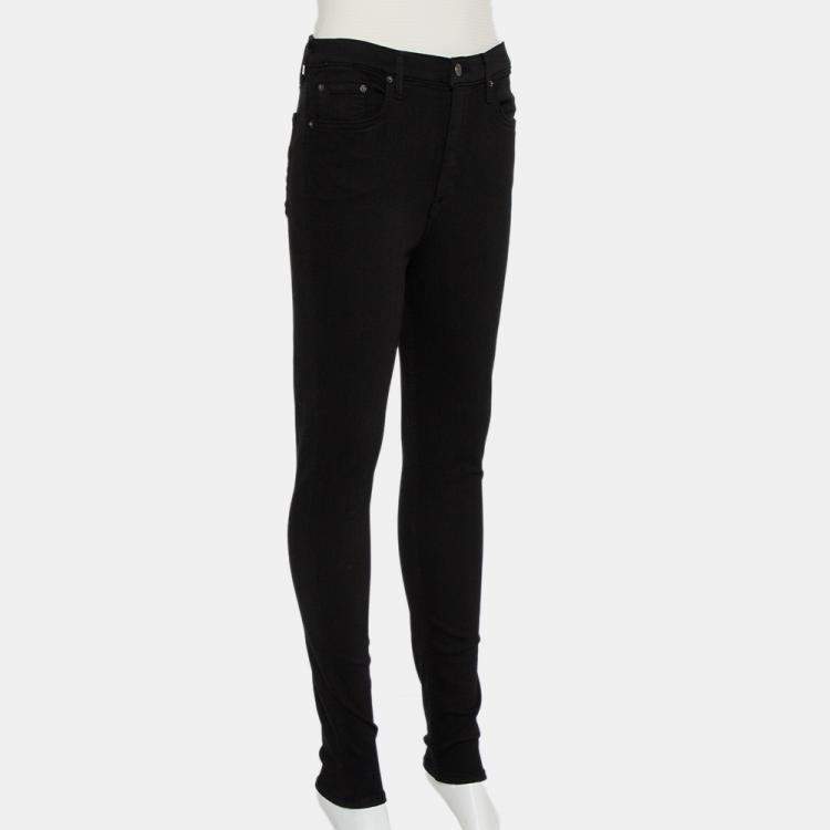 مملوكة مسبقًا Grlfrnd Black Denim Skinny Kendall Jeans M