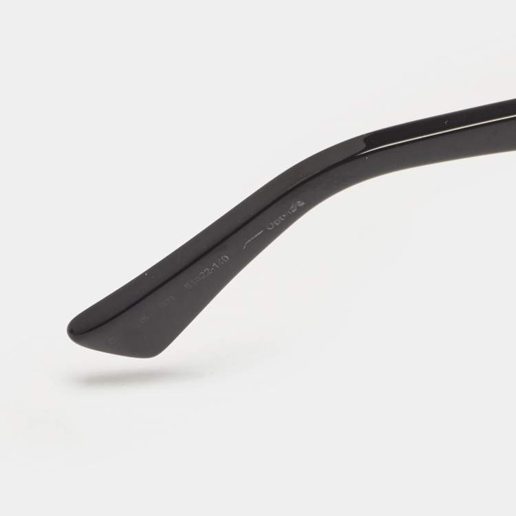 Pre Owned Gucci Black Gradient GG0163S Interlocking G Cat Eye Sunglasses