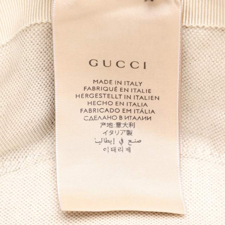 Pre Owned Gucci x Adidas Beige/Brown GG Crystal Canvas Bucket Hat 
