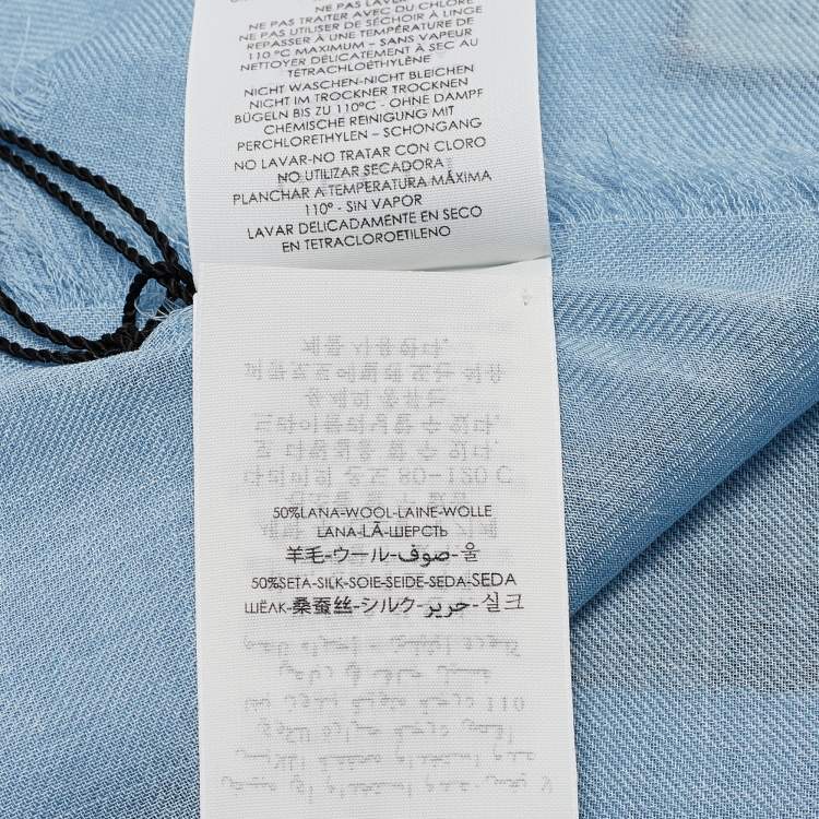 Pre Owned Gucci Multicolor GG Floral Print Silk Blend Square Scarf