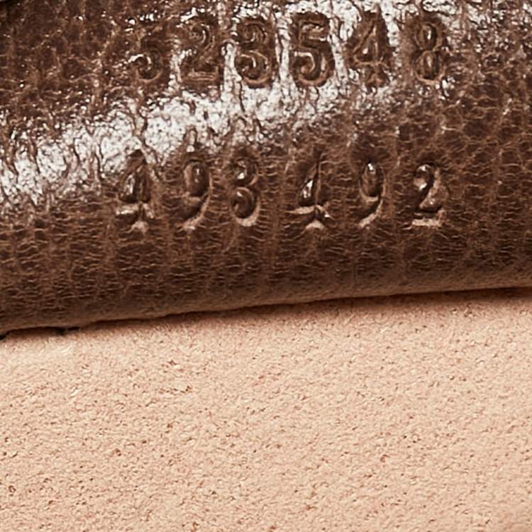 Pre Owned Gucci Brown/Beige GG Supreme Canvas Neo Vintage Document Holder