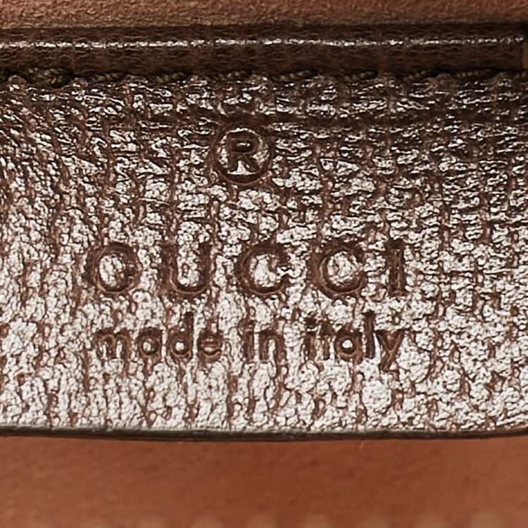 Pre Owned Gucci Brown/Beige GG Supreme Canvas Neo Vintage Document Holder