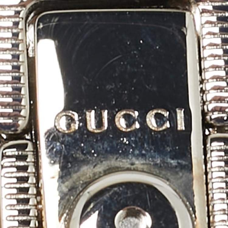 Pre Owned Gucci Beige GG Supreme Canvas Airpods Pro Case with Strap