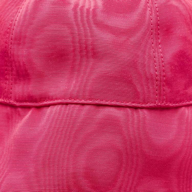 Pre Owned Gucci Pink Elevation Clock Bucket Hat M 