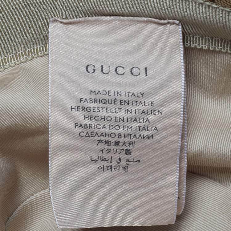 Pre Owned Gucci Beige/Brown GG Monogram Canvas Bucket Hat