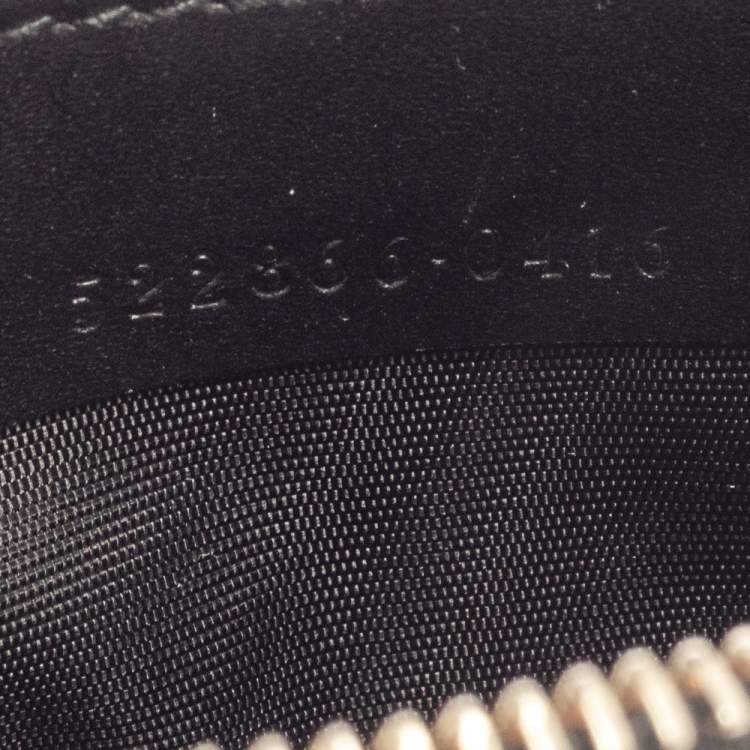 Pre Owned Gucci Beige GG Supreme Canvas Kingsnake Print iPhone Pouch