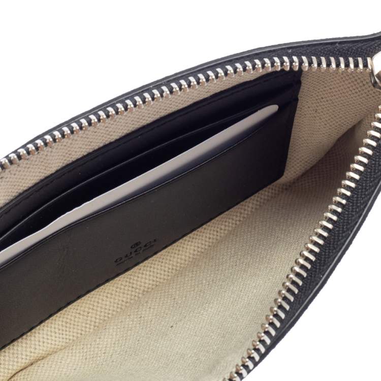 Pre Owned Gucci Beige GG Supreme Canvas Kingsnake Print iPhone Pouch