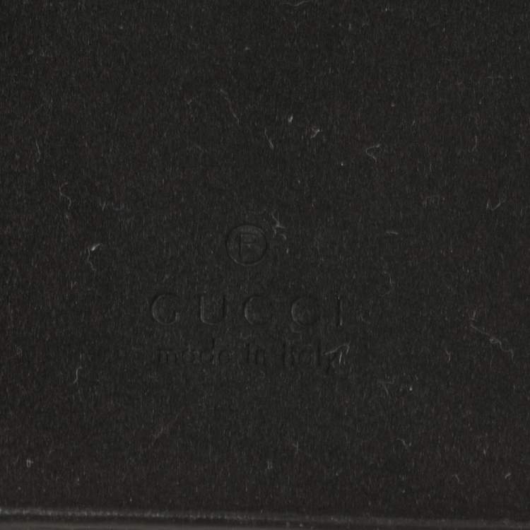 Pre Owned Gucci Black Coated Canvas L'Aveugle Par Amour iPhone 6 Case