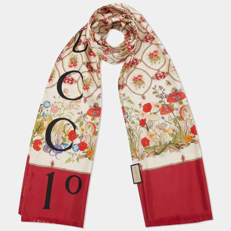 Dior - Authenticated Scarf - Silk Multicolour For Woman, Never Worn