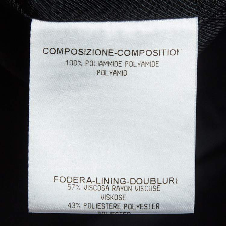 Pre Owned Gucci Black Asymmetric Mini Skirt M