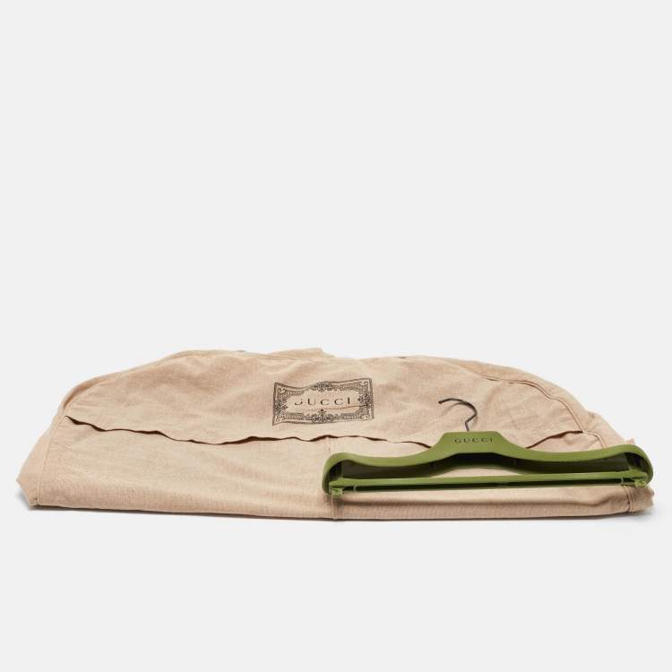 Pre Owned Gucci Beige/Black G Check Tweed Jacket M