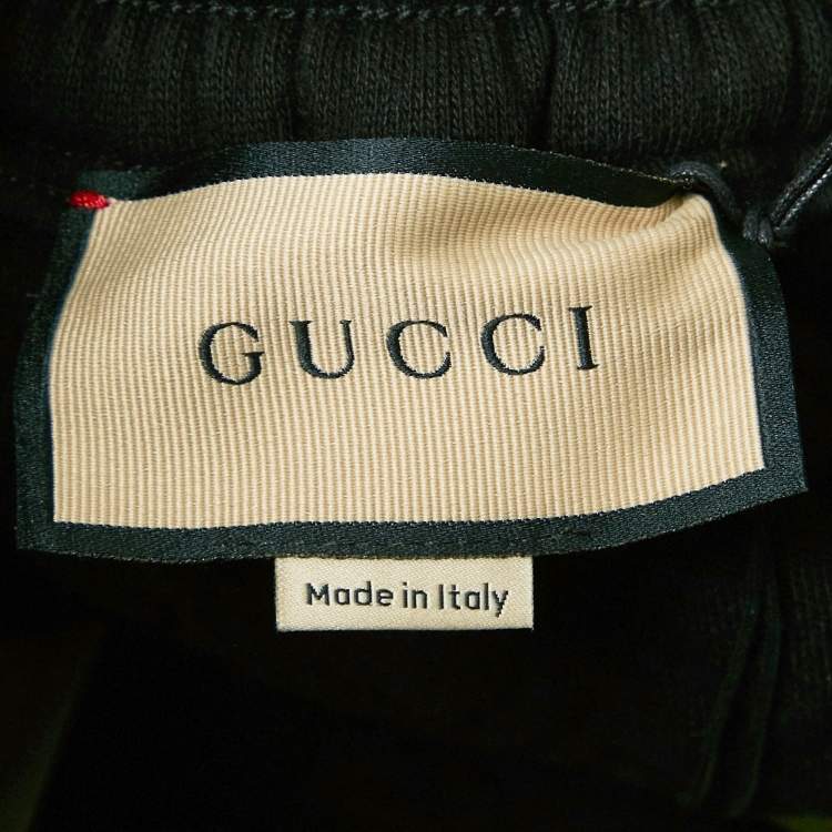 Pre Owned Gucci Green Nylon Quilted Mini Skirt XS