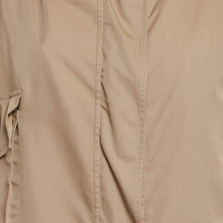 مملوكة مسبقًا Gucci Brown Technical Cotton The Hacker Project Coat XS