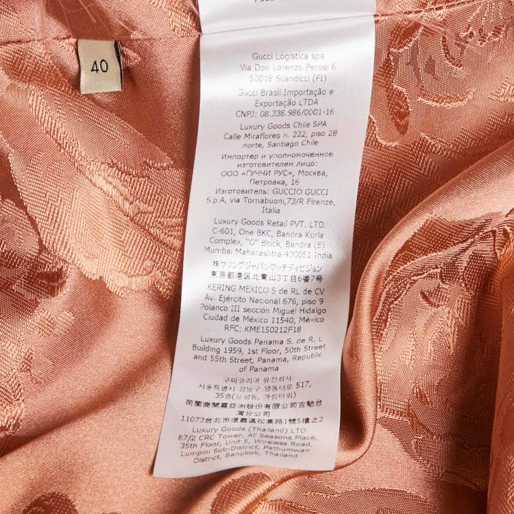 Pre Owned Gucci Pink Faux Fur Sleeveless Jacket S