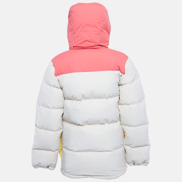 Pre Owned Gucci x The North Face Multicolor Nylon Puffer Down Jacket XS