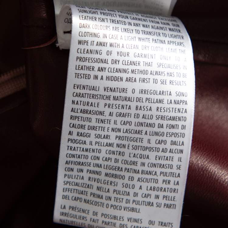 Pre Owned Gucci Pink Mink Fur Long Sleeve Top & Leather Skirt Set M