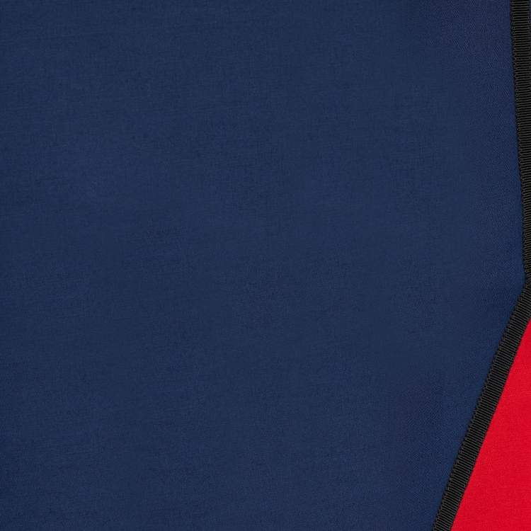 Pre Owned Gucci Navy Blue Wool & Silk Pleat Detail Skirt S