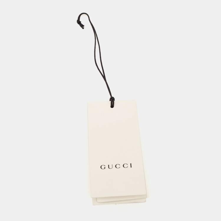 Pre Owned Gucci Navy Blue Crepe Stripe Detail Trousers M