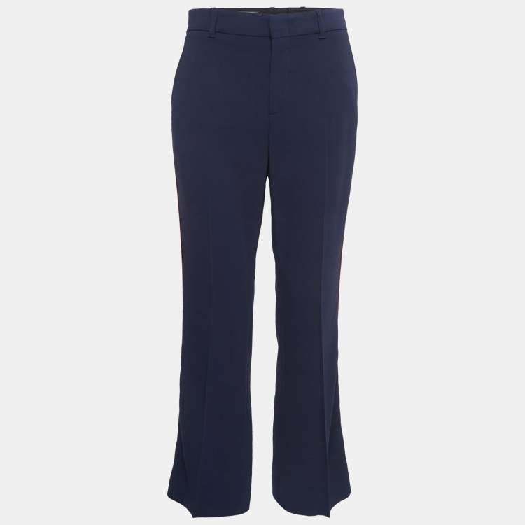 GUCCI GG Side Line Glitter Track Pants (Trousers) Blue L | PLAYFUL