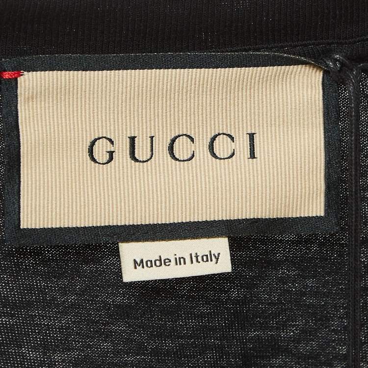 Pre Owned Gucci X Bananya Black Printed Cotton Jersey T-Shirt XS