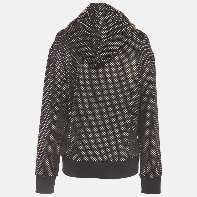 Gucci Black Black/Gold Star Printed Cotton Hoodie XS Gucci | TLC