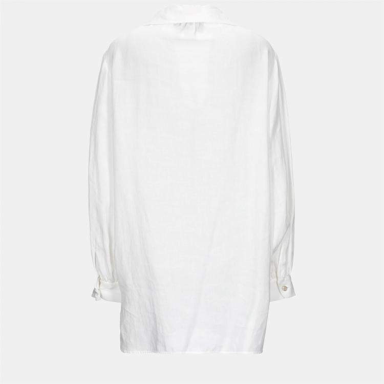 Pre Owned Gucci Linen Tops 42