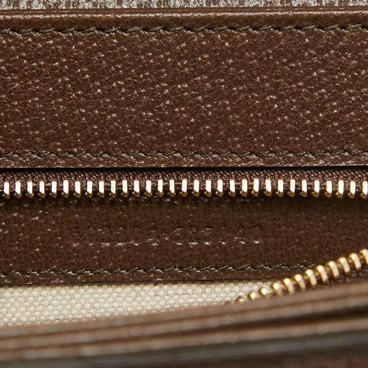 Pre Owned Gucci Beige/Ebony Jumbo GG Canvas and Leather Floral Embroidered Small 1955 Horsebit Shoulder Bag