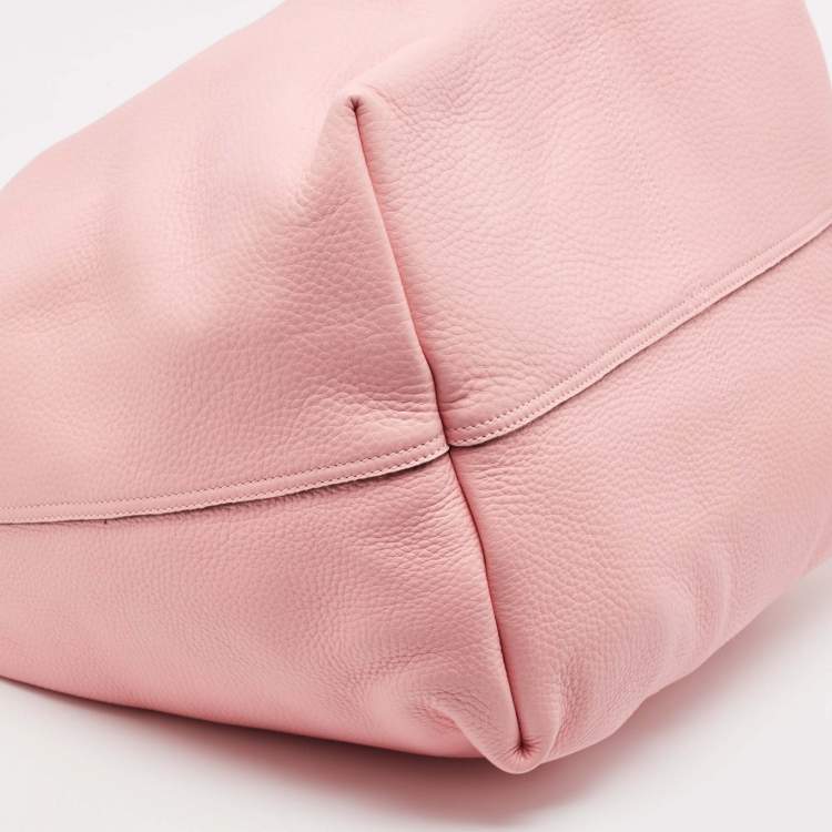 Pre Owned Gucci Pink Leather Medium Jackie 1961 Shoulder Bag