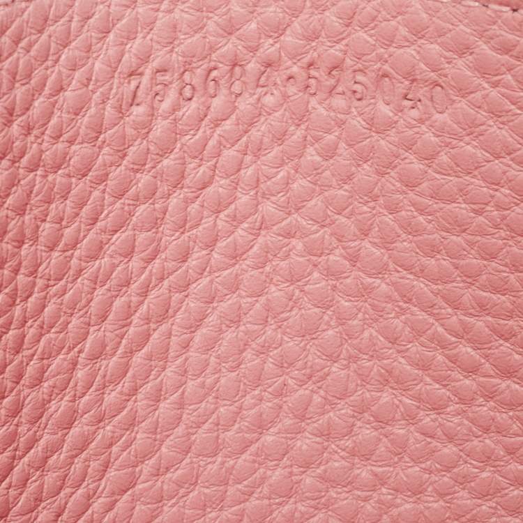 Pre Owned Gucci Pink Leather Medium Jackie 1961 Shoulder Bag