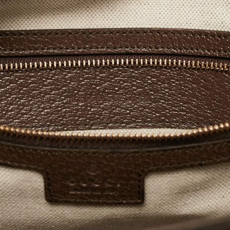 Pre Owned Gucci Beige/Ebony Jumbo GG Canvas Medium Ophidia Tote